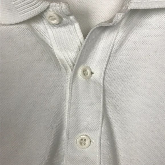 Lacoste White Regular Fit Polo L (Size 5) - Picture 6 of 10
